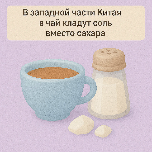 🍵 Чай по-китайски, но с солью
В западной части Китая ч?...