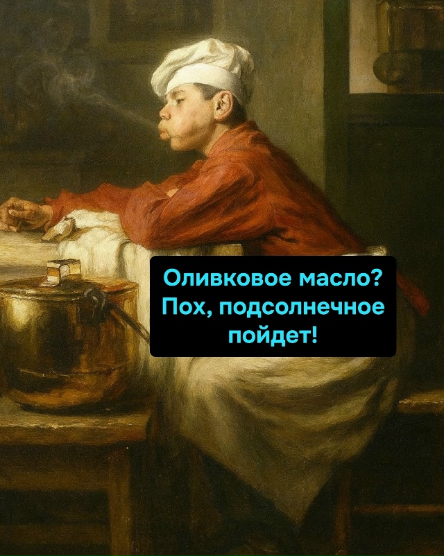 Главное правило кухни: если ингредиента нет — значит, ?...