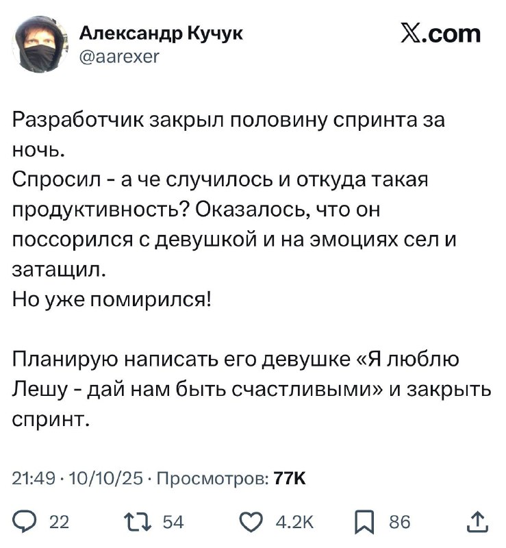 Секрет продуктивности оказался прост