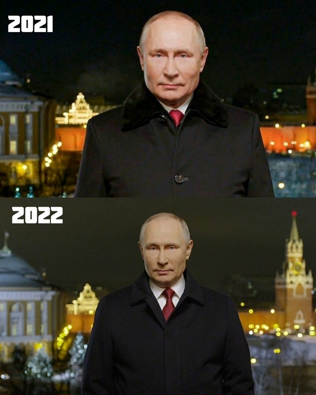 Как менялся Владимир Путин за 20 лет новогодних обращен...