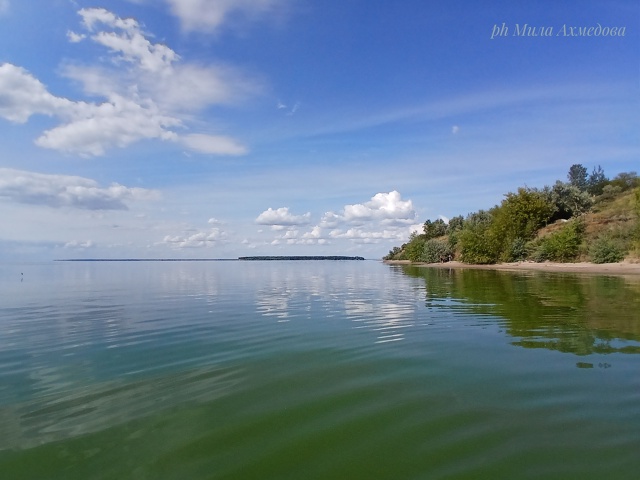 Жигулевское море (р.Волга).с. Хрящевка, Самарская обл. ??...