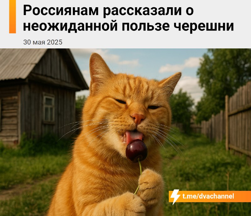 Черешня — одна из самых полезных ягод для здоровья, говорят врачи
В ней много витаминов и нужных ор