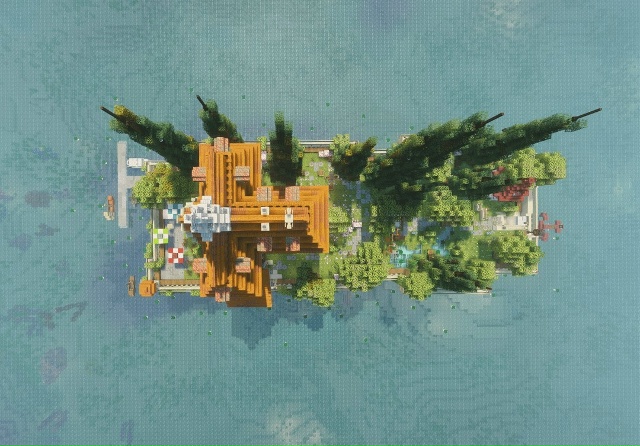 Фанат Minecraft воссоздал отель из аниме 