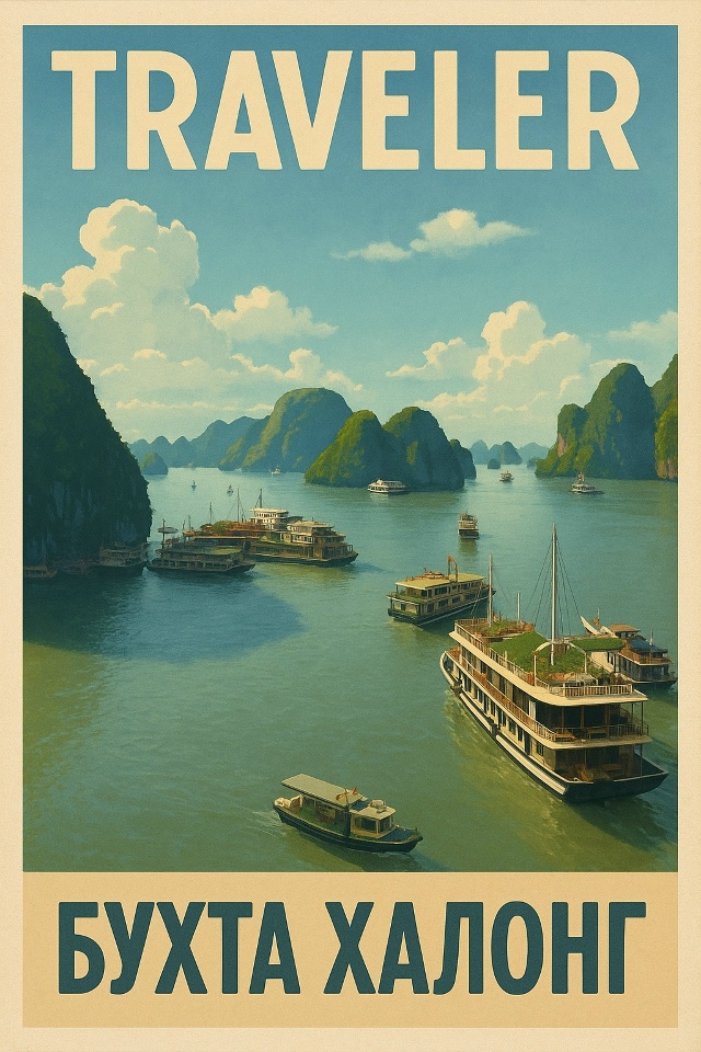 🌍 Бухта Халонг — одно из чудес Вьетнама, где море встр...