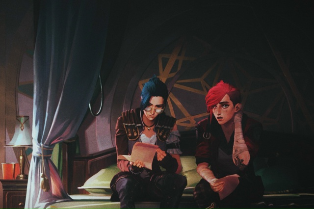 Сегодня, в честь юбилея Arcane, художники из студии Fortiche п?...