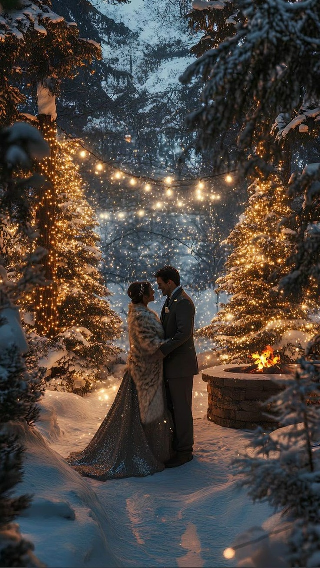 Вдохновение с пинтерест для зимней свадьбы✨❄
#зимняя...