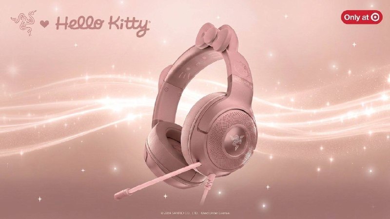 Мужики, общий сбор: Razer выпустила совместную лимитку с Hello Kitty.
Розово-золотая мышка с принто