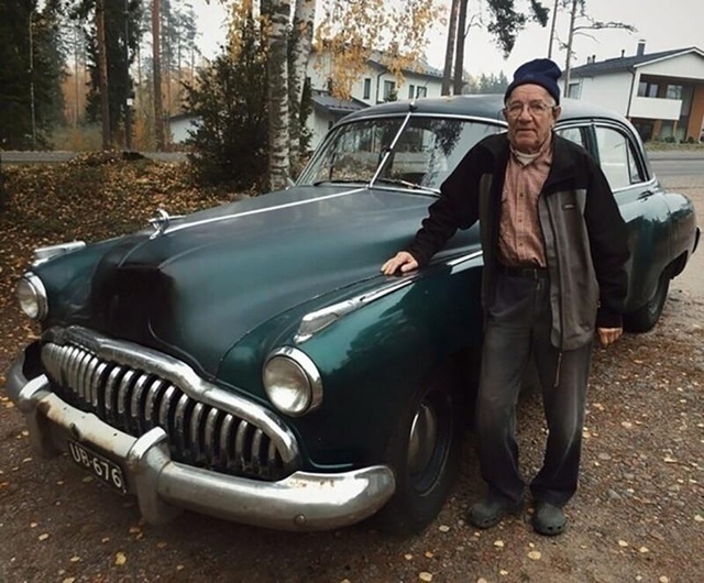 1953 Buick Super - один из caмых cтapых автомобилей Φинляндии, в o?...