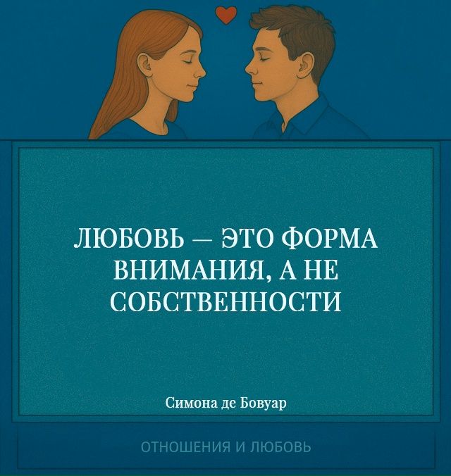 Любовь проявляется не в желании удержать, а в способно?...