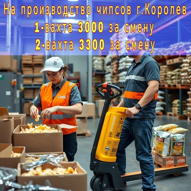 🔥 ВАКАНСИЯ: Грузчики и упаковщицы на производство чип...