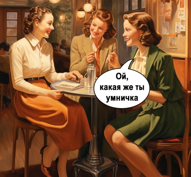 Женская дружба и поддержка...