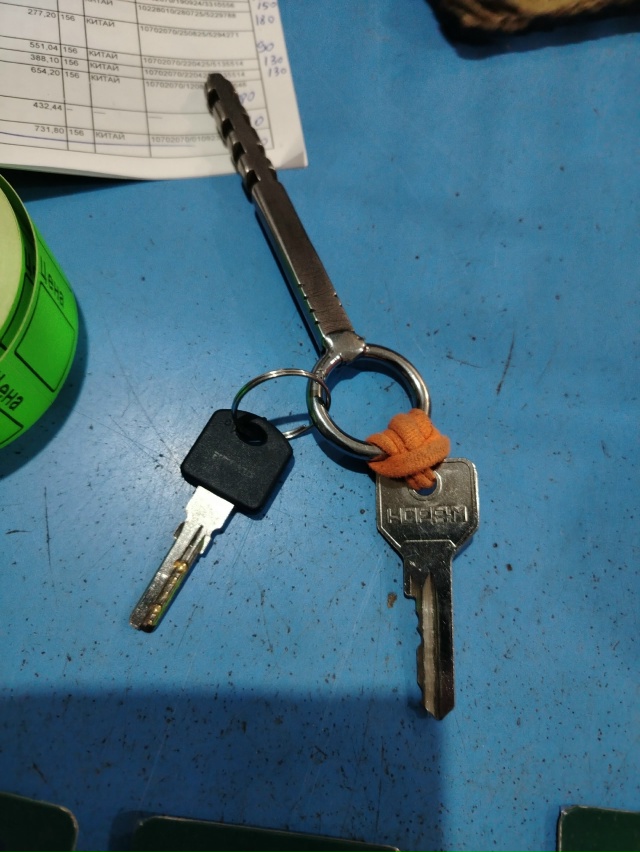 Найдены ключи. Обращаться в магазин гвоздь.