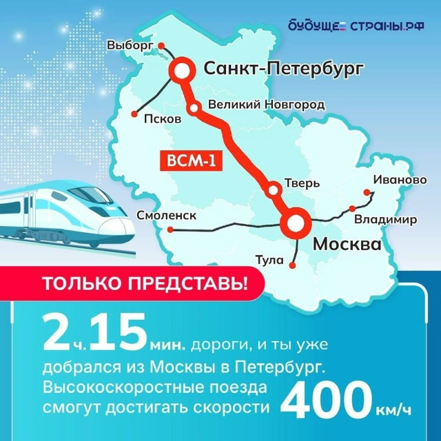 В России стартовало строительство первой высокоскоро?...
