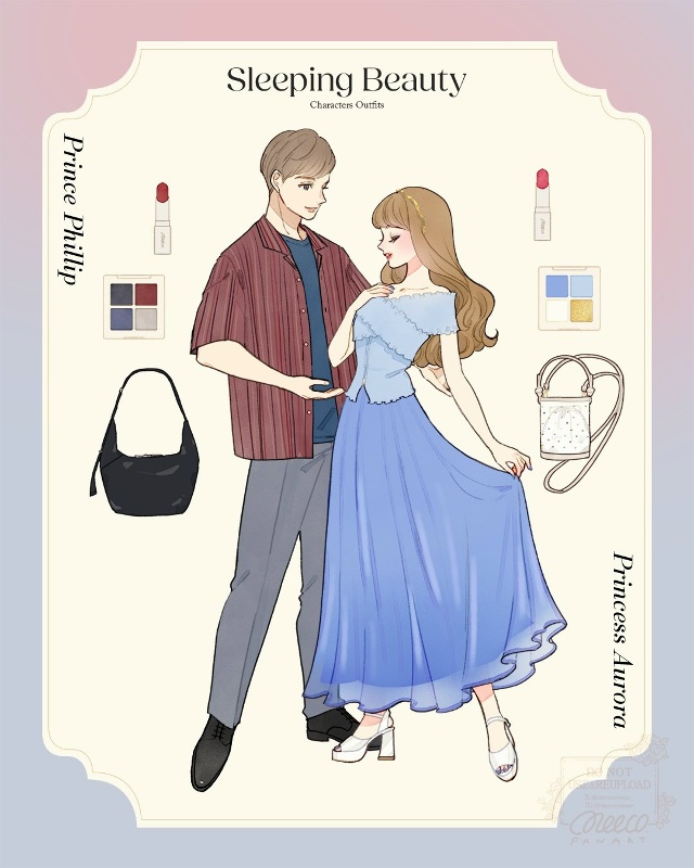 #Disney /Дисней
Стильные летние образы парочек Диснея от ...