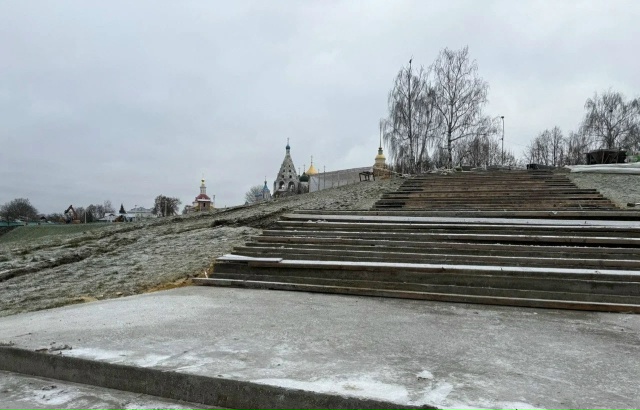 В Коломне идёт реконструкция сквера «Блюдечко» — важн...