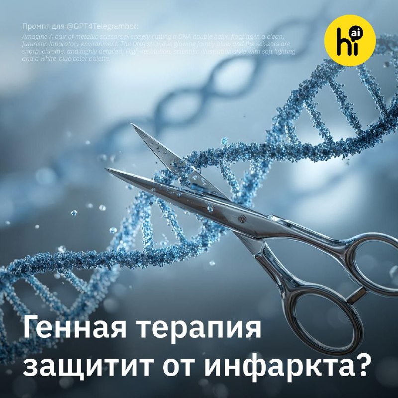 🧬 Редактирование генов снизило холестерин вдвое
У некоторых людей есть особая мутация в гене, кодир