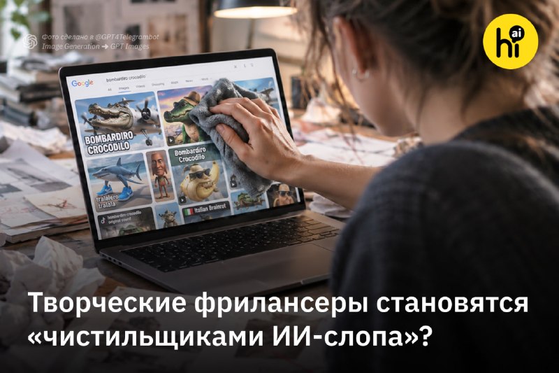 🔍 В мире растет спрос на «чистильщиков ИИ-контента»
На фриланс-платформах все чаще ищут не создател