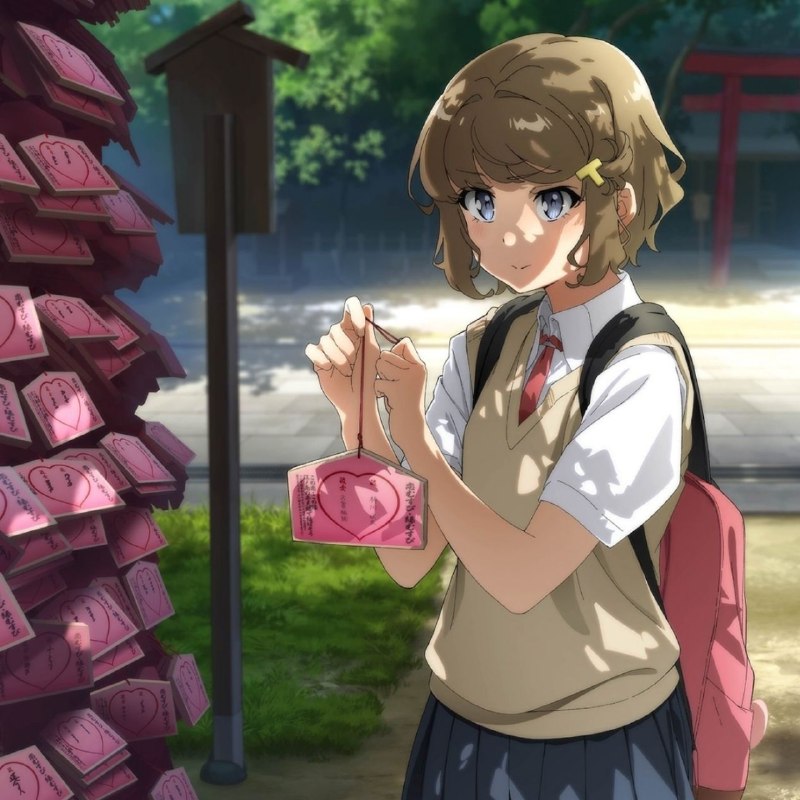 Мечта, которую мы разделили
Постер с персонажем к новой полнометражке по аниме "Этот глупый свин не