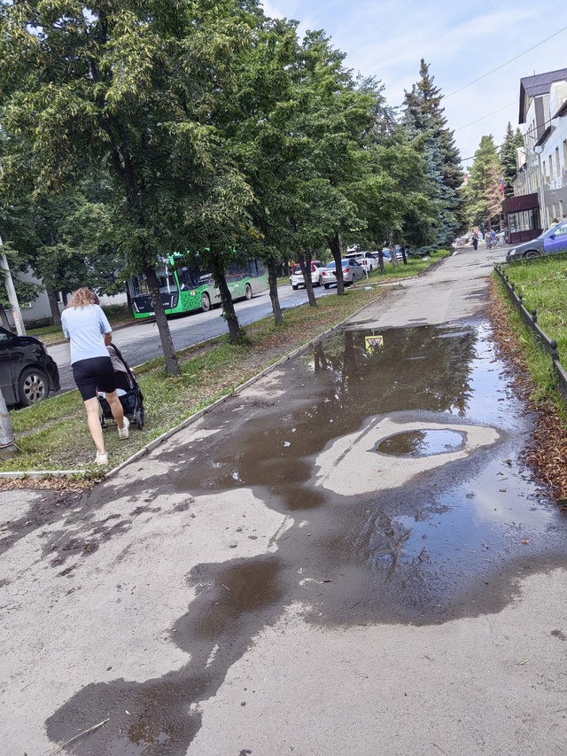 В Копейске после очередного дождя каждый раз такая сит...
