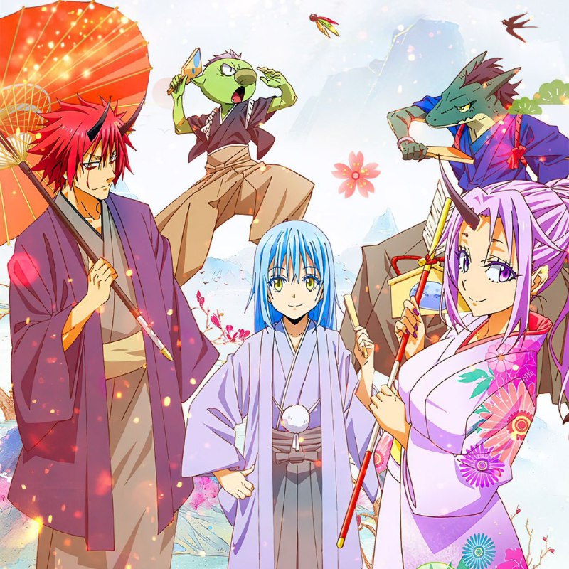 Римуру выходит на новый уровень!
Первые две части четвёртого сезона аниме-сериала "О моём перерожде