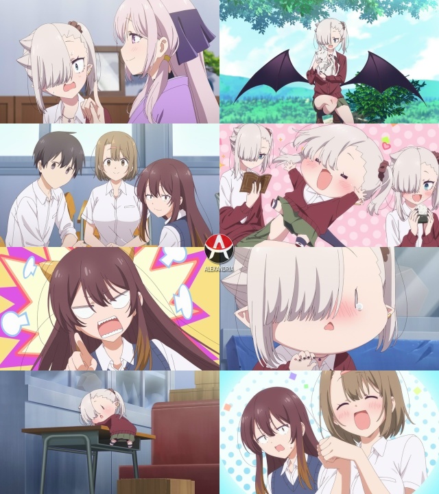 ? Выдали кадры к 6 серии аниме «Вампир-тян не умеет пра...