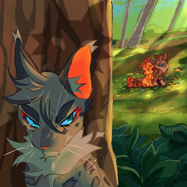 Не знаю, почему я так часто рисую Уголька, ведь на самом...