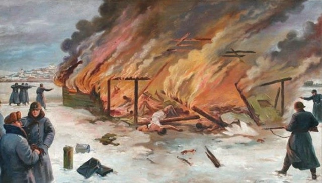 Хатынь Волоколамской земли. .......... В деревне ...