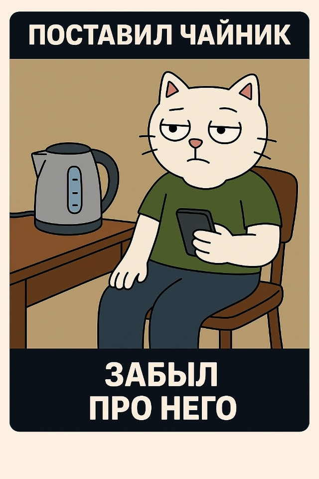 Вроде бы простое дело — налить воды и поставить чайник...