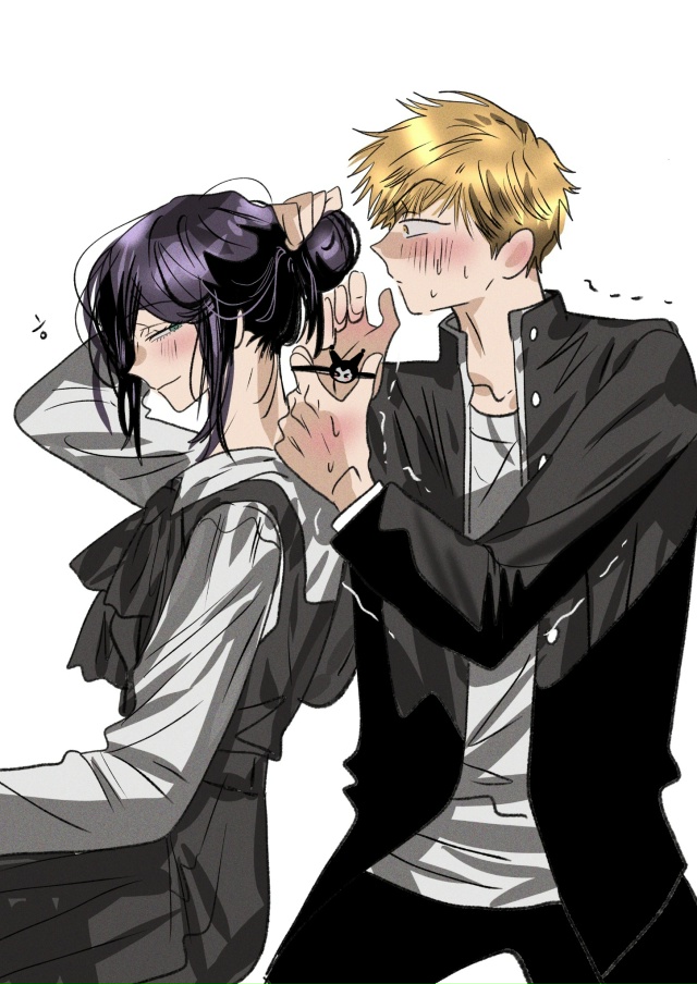 #Chainsaw_Man / Человек-бензопила
Бомбическая парочка от busutt...