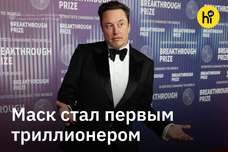💰 Маск стал первым в мире долларовым триллионером
Стартап SpaceX Илона Маска вышел на биржу. Компан