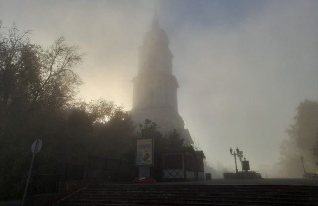 Пермь сегодня очень туманная...
Источник: ЧП Пермь