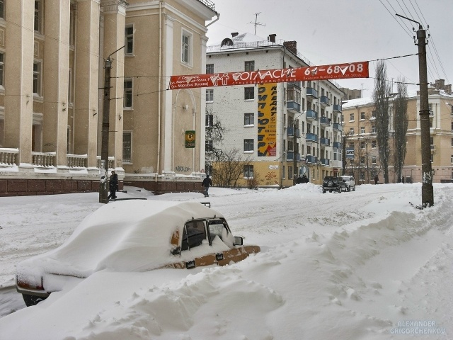 А помните ноябрьский снегопад 2004-го. Год, когда Смоляне...