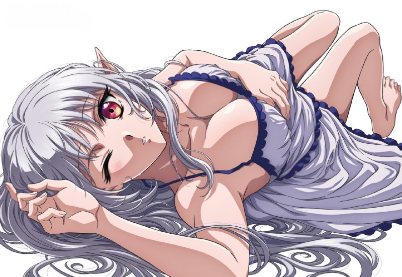 🍑Иллюстрация Амелии из аниме «Мой статус убийцы очевидно превосходит геройский» в свежем выпуске жур