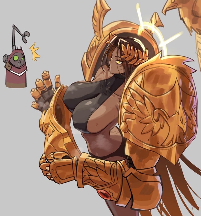 Персонаж: Fem Emperor
Сеттинг: Warhammer 40K