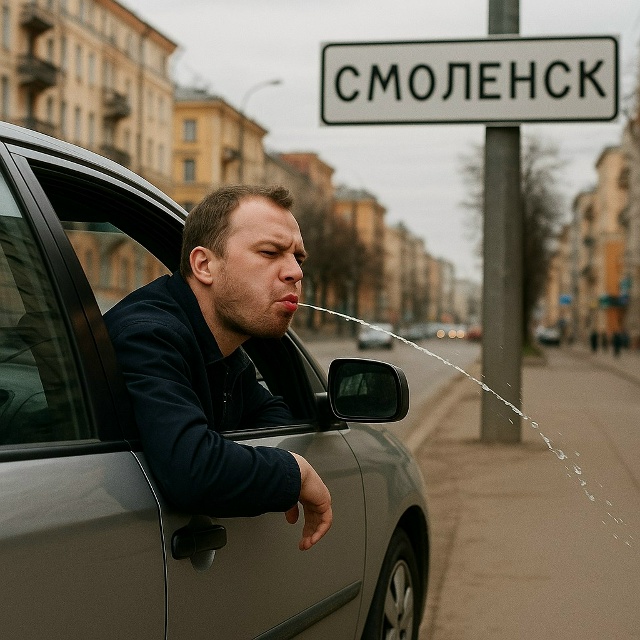 ?За плевок из окна машины может грозить штраф или даж?...