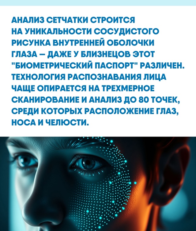 Разные методы биометрической идентификации противост...
