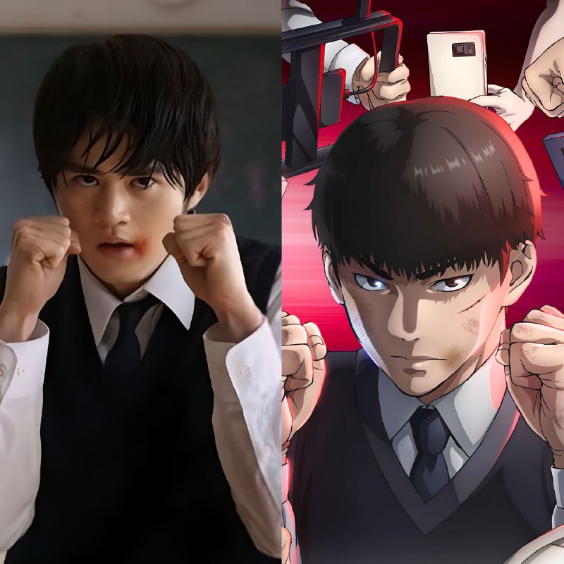 Жизнь в режиме live
Лайв-экшен-адаптация манхвы "Борьба в прямом эфире" (Kenka Dokugaku) выйдет на