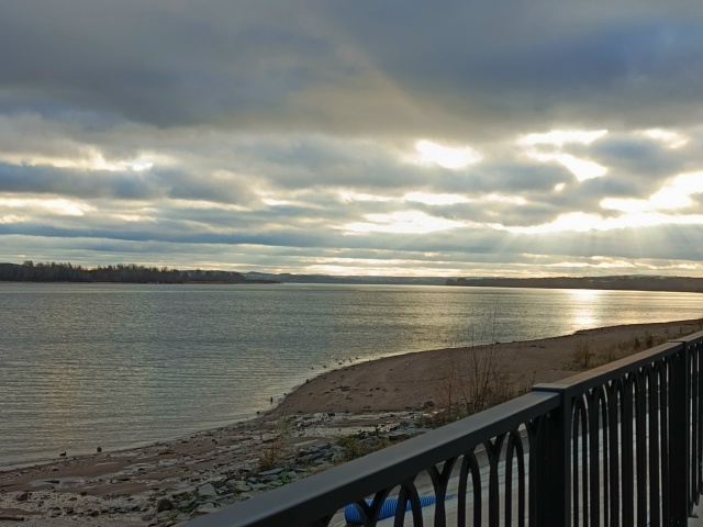 Закат на Закамской набережной