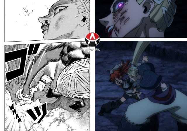 ? Сравниваем «Гачиакуту»: манга х 18 серия.
#сравнение...