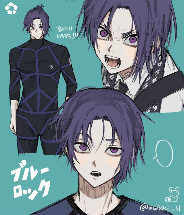 #Blue_Lock / Синяя тюрьма: Блю Лок
Art: hwikki_11