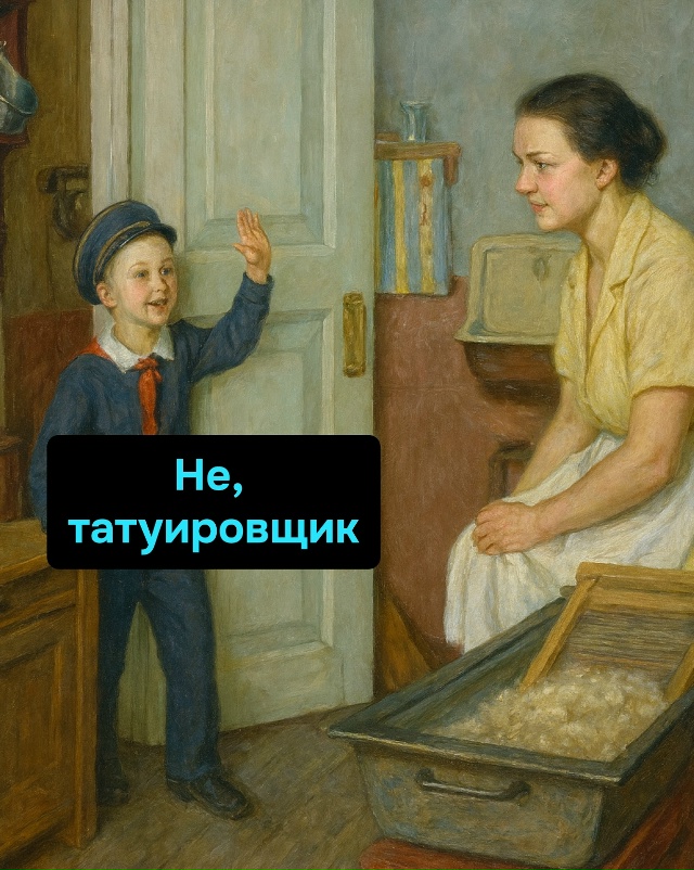 Когда воспитание советское, а навыки современные.