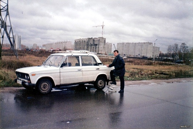 1999 год. Вид с улицы Трубецкая на микрорайон 