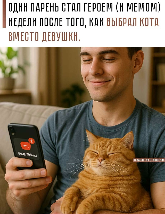😃 Всё просто: возлюбленная поставила ультиматум — «и?...
