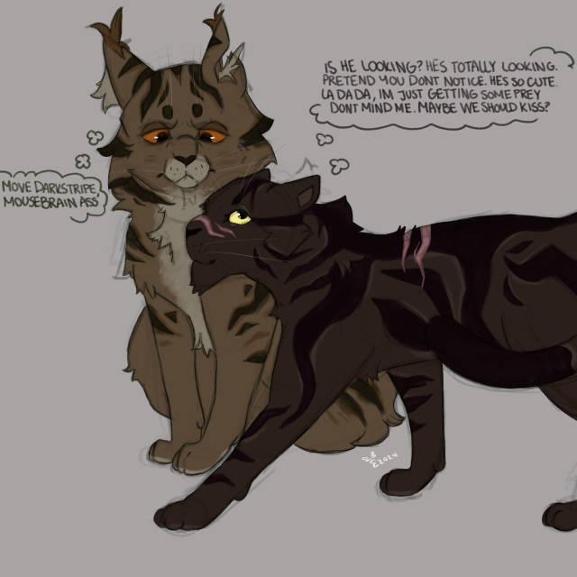 — Он смотрит? Он точно смотрит. Делай вид, что не замеча...