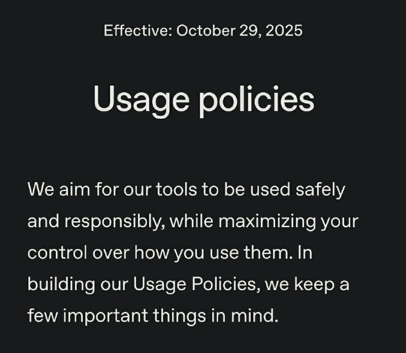 ChatGPT перестанет давать медицинские и юридические рекомендации.
Теперь он сможет только делиться