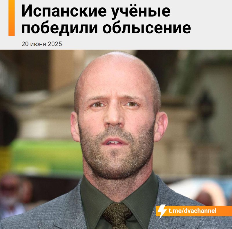 ⚡️Облысение В С Ё: учёные нашли способ победить облысение — у всех испытуемых снова начали расти вол