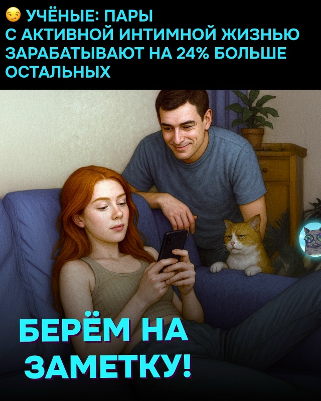 🔥 Чем больше секса — тем больше денег: учёные подтвер?...