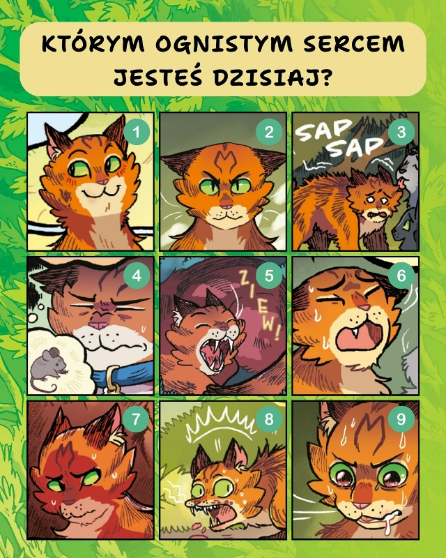 «Какой Огнегрив ты сегодня?» 🔥🐱
Поляки:
Как настроен...