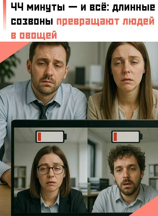 ❗ Результат простой: если созвон длится меньше часа, л?...