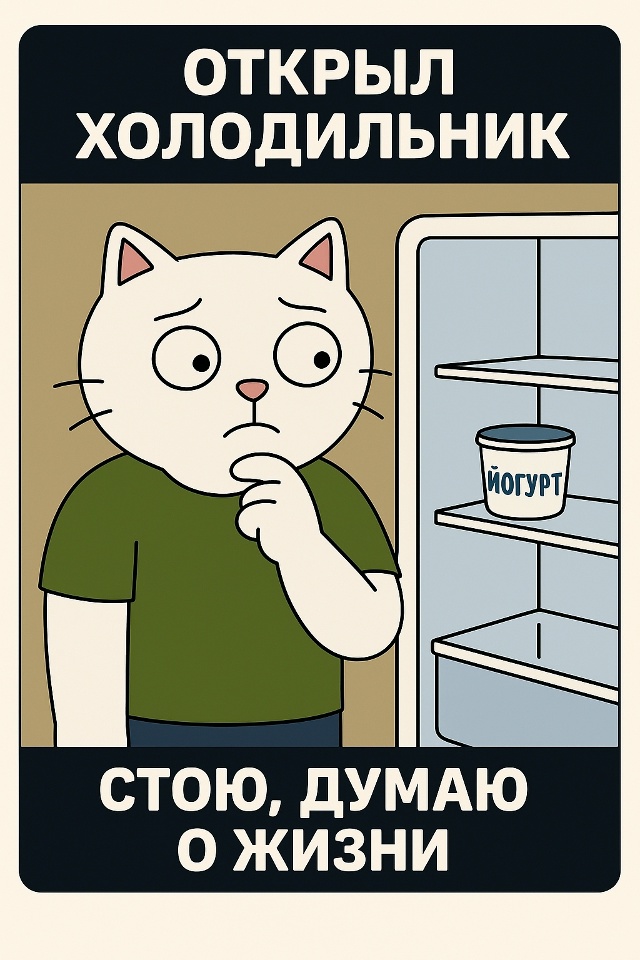 Иногда холодильник — это не просто техника, а философс...